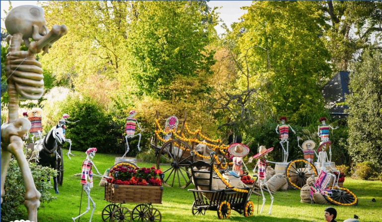 Jardin d'Acclimatation - Animation Dia de los Muertos 2024 Crédit : Jardin d'Acclimatation