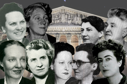 Neufs femmes ont été élues dans la circonscription de la Seine le 21 octobre 1945.